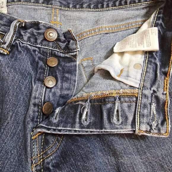 Abercrombie & Fit Y2K Button Fly Straight Leg Jeans Sz 30x32 - Picture 8 of 10